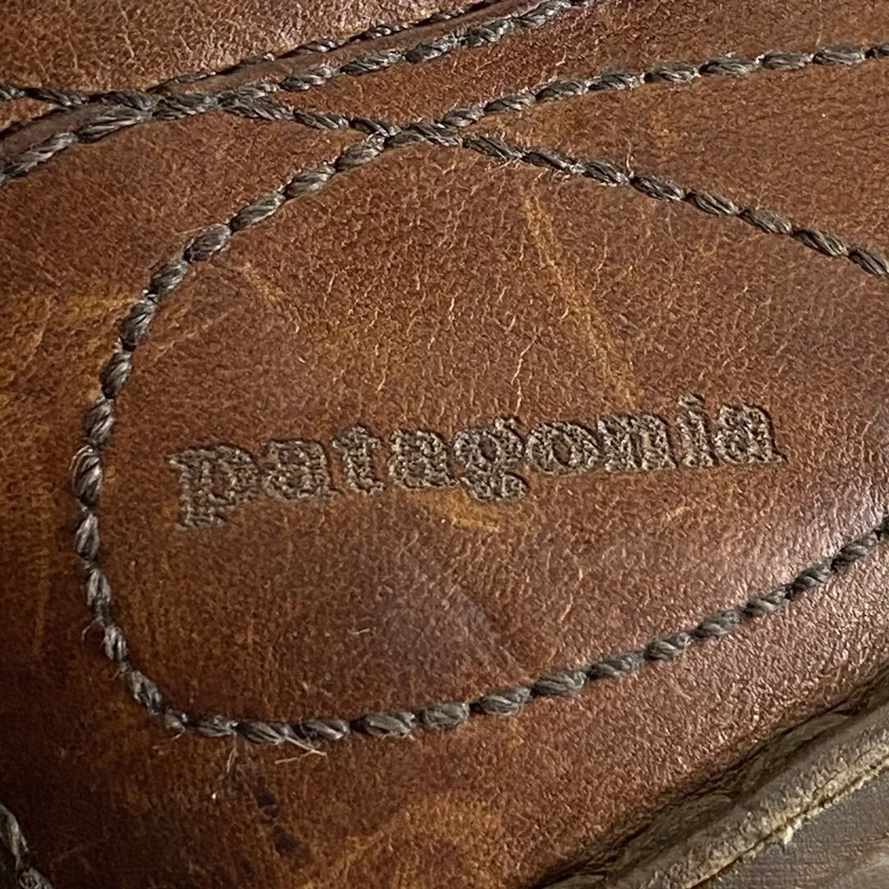 Patagonia Loulu Shoes Mens 12 Brown Walnut Leather Barefoot Minimalist Sneakers